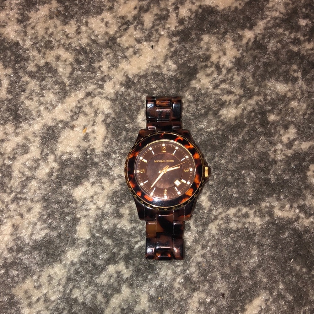 Michael Kors Tortoise Shell Watch